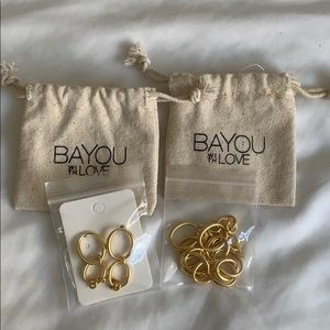 Bayou with Love bracelet & earring set